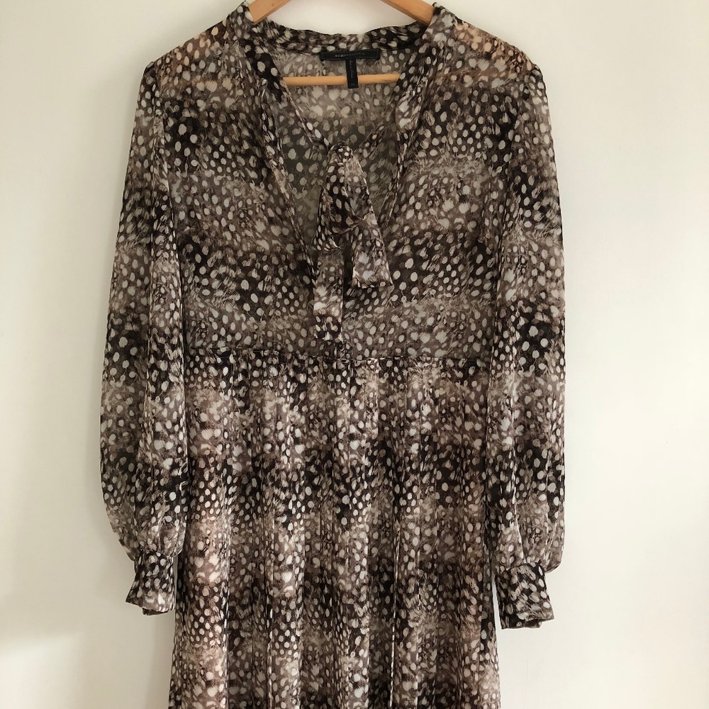 BCBG Maxazria Remelle Pleated Dress